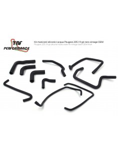 Peugeot 205 GTI 1.9 / 1.6 water silicone hoses kit
