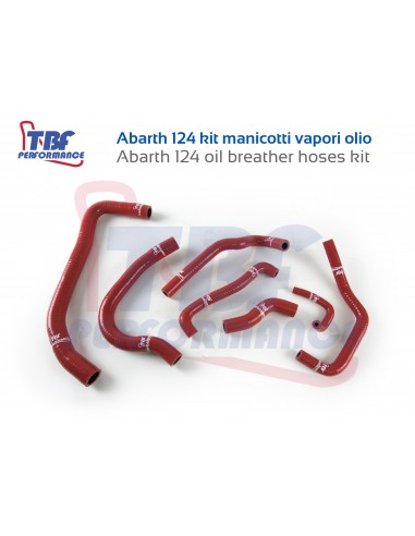Abarth 124 oil breather silicone hoses