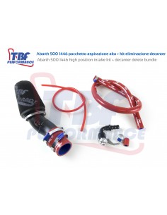 Abarth 500 High intake + decanter delete pack filter