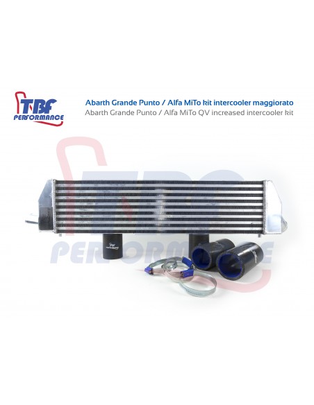 Abarth Grande Punto / Alfa Romeo MiTo tube fin intercooler kit