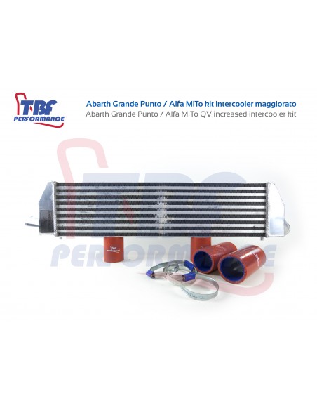 Abarth Grande Punto / Alfa Romeo MiTo tube fin intercooler kit