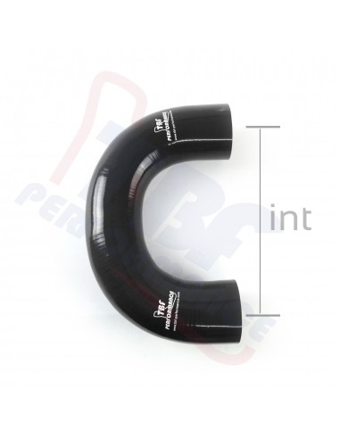 D. 60 mm curva 180° silicone int. 200 mm