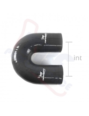 D. 76 mm curva 180° silicone int. 140 mm