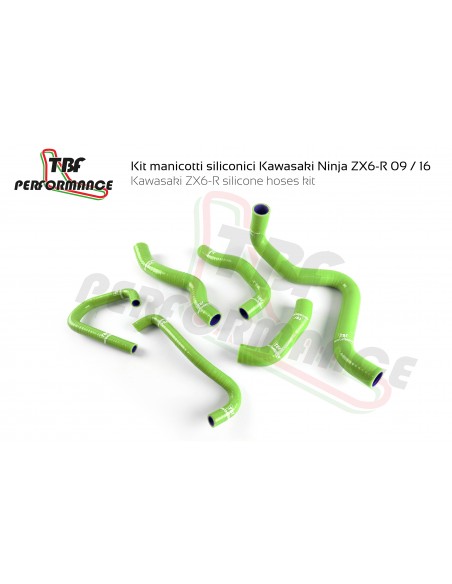 Kawasaki Ninja ZX6-R 2009 - 17 water silicone hoses