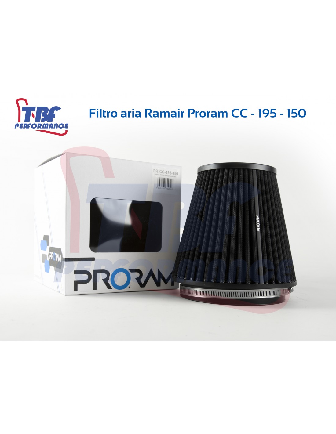 Ramair Filters PR-CC-150-76 colore: nero Filtro dellaria conico multiuso taglia unica 