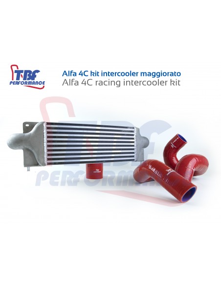 Alfa 4c aluminum intercooler kit
