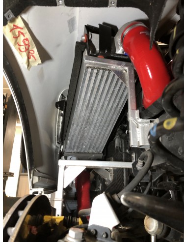 Alfa 4c aluminum intercooler kit