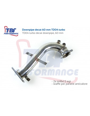 Downpipe TD04 60 mm Abarth 500 / Grande Punto /...