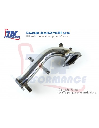 Downpipe IHI 60 mm Abarth 500 / Grande Punto /...