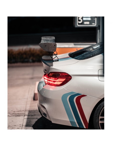 Motorsport rear wing carbon fiber M2 M4 GT4 design suitable for BMW