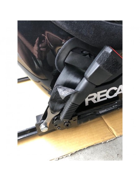 Belt lock adapter 4-point belt for Recaro seats