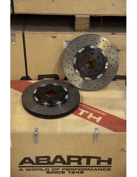 Brembo 305 mm floating rotors Abarth 595