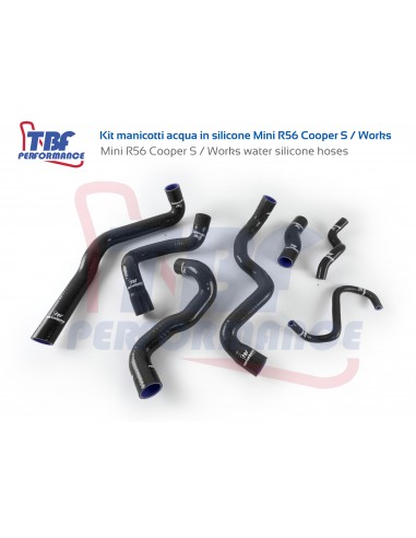 Mini R56 S water silicone hoses kit