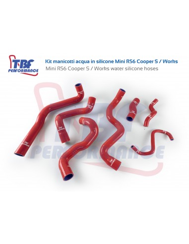 Mini R56 S water silicone hoses kit