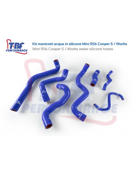 Mini R56 S water silicone hoses kit