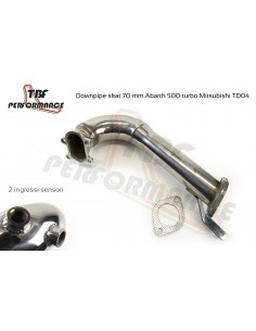 Downpipe TD04 70 mm Abarth 500 / Grande Punto / MiTo