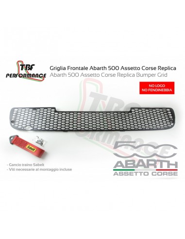Assetto Corse Abarth 500 bumper grid, classic, NO foglights