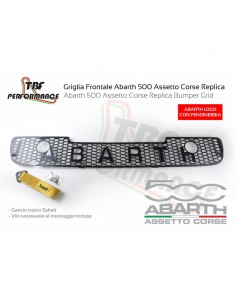Griglia Assetto Corse Abarth 500 Abarth logo CON fendinebbia