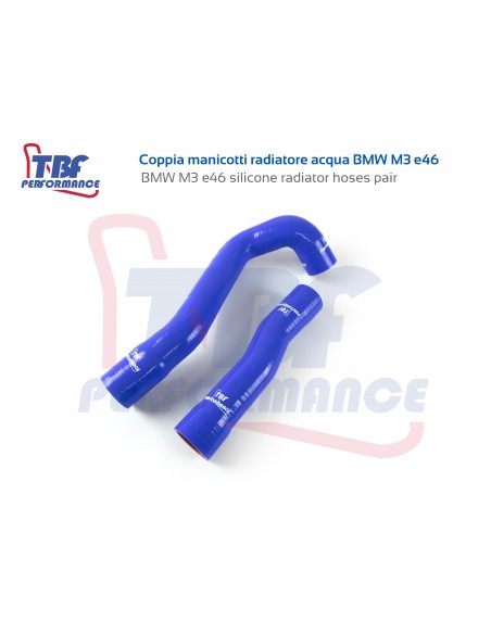 BMW M3 e46 silicone radiator hose pair