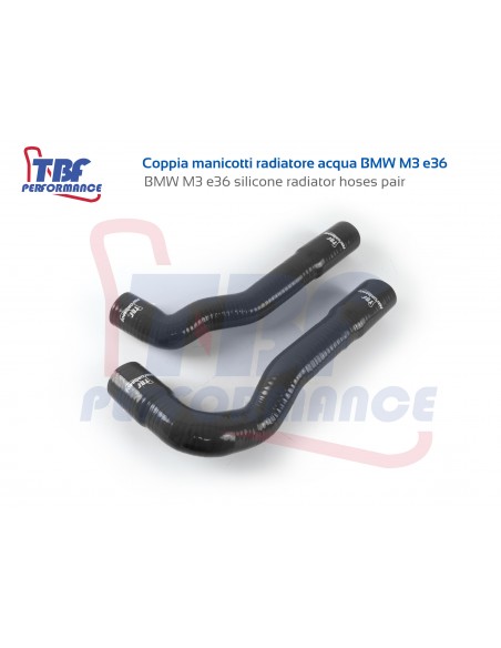 BMW M3 e36 coppia manicotti radiatore