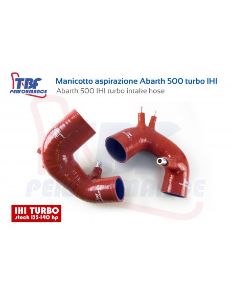 Abarth 500 IHI turbo intake hose