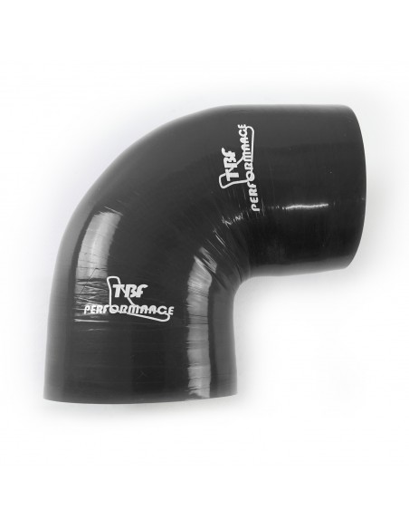 D. 102 mm curva 90° silicone