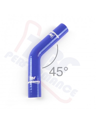 D. 22 mm curva 45° silicone