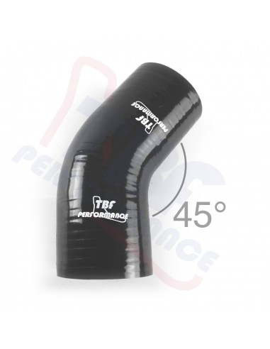 D. 70 mm curva 45° silicone