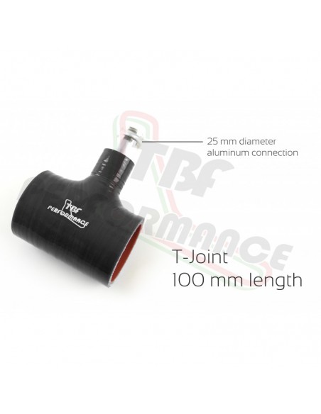 D. 51 mm Manicotto a  T in silicone