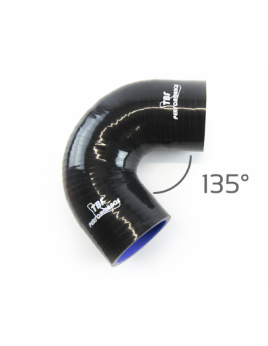 D. 70 mm curva 135° silicone