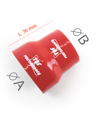 D. 63 - 70 0° reducer L. 76 mm