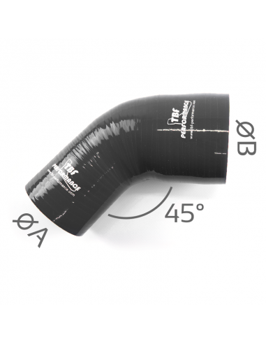 D. 60 - 70 mm riduzione 45° silicone