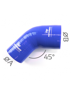 D. 90 - 102 mm 45° reducer silicone curve 2