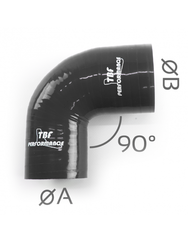D. 63 - 70 mm curva 90° silicone