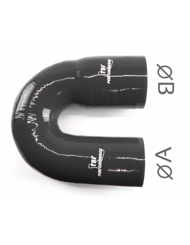 D. 60 - 70 mm 180° riduzione curva silicone