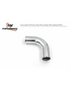 AL 90° D. 70 mm Al curve L. 300 mm
