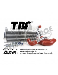 Abarth 500 tube fin intercooler kit