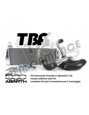 Abarth 500 tube fin intercooler kit