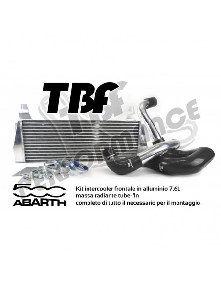 Abarth 500 tube fin intercooler kit