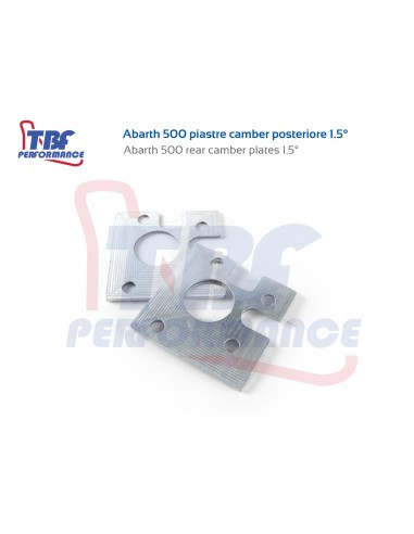 Piastre Camber Abarth 500 +1.5°